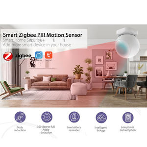 Détecteur de mouvement humain intelligent Tuya Zigbee, capteur de mouvement PIR pour maison intelligente, sécurité, liaison intelligente, capteur de mouvement PIR ZB-PIR - Product Image 2