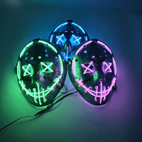 Halloween EL Mask De nombreux styles disponibles La couleur peut être personnalisée