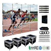 Écran LED mobile de location 500x1000mm 14,5kg, mur vidéo LED ultra-léger pour extérieur P2.6 P2.97 P3.91 P4.81, écran de scène de concert
