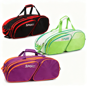 Étui de raquette de pickleball portable de voyage gratuit, sac à dos de tennis imperméable pour homme et femme, sac de sport pour raquette - Product Image 1