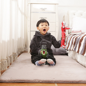 Comodino per camera da letto lavabile Anti-turno <span class=keywords><strong>grigio</strong></span> kaki nuovo arrivo pelliccia di coniglio - Product Image 4