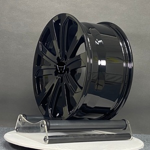 <span class=keywords><strong>Prix</strong></span> d'usine, <span class=keywords><strong>jantes</strong></span> légères personnalisées à forte charge, <span class=keywords><strong>jantes</strong></span> en aluminium forgé noir brillant de 18, 19, 20, 21, 22 pouces - Product Image 2