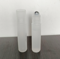 Flacon roll-on de 10 ml, flacon en plastique avec bille roulante, flacon de déodorant, fabrication en usine