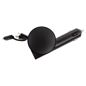 Đa-Chức Năng 60W Siêu Nhanh Chóng Sạc Xe Hơi Kép Có Thể Thu Vào Cáp 3-Trong-1 Phổ Sạc Xe Hơi Với Kỹ Thuật Số Hiển Thị - Product Image 5