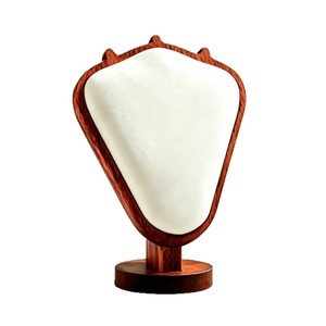 Wood Jewelry Display Stand Necklace Rack 15x8.5x21cm Modern Simple Style For Home Storage - Product Image 5