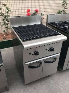 Fornello a gas professionale a 6 fuochi in acciaio inox di alta qualità per ristoranti e hotel, con forno. - Product Image 6