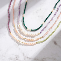 Collier ras du cou en argent sterling 925 avec perles violettes, perle d'eau douce, plaqué or, rétro, réglable, bijoux pour femmes