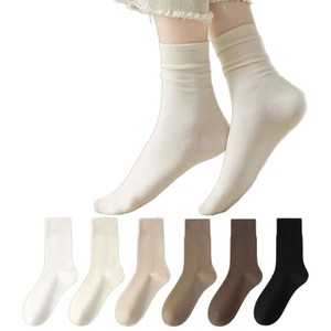 Women's Mid Calf Socks Odor Resistant Sweat Absorbent Warm Multiple Colors - Product Image 5