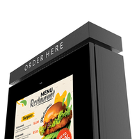 Kiosco de pago de autoservicio Android a prueba de agua para exteriores Tablero de Menú Digital para restaurante Centro comercial Panel de anuncios