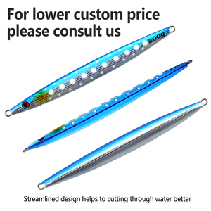 MOOKZZ Gekito Jig <span class=keywords><strong>Strike</strong></span> 100g 150g 200g Long Casting Jigs Metal Jig Señuelo de Pesca Barco costero Pesca Agua de Mar Cebo de Pesca - Product Image 2