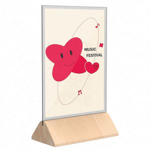 Acrylic <b>Table</b> Sign Counter Top Menu <b>Card</b> Display Sign Stand - Product Image 6