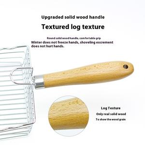 Cuchara para arena para gatos de metal ecológica grande, recogedor de caca de tofu de bentonita no inoxidable, cuchara mágica para caca de arena para gatos - Product Image 4