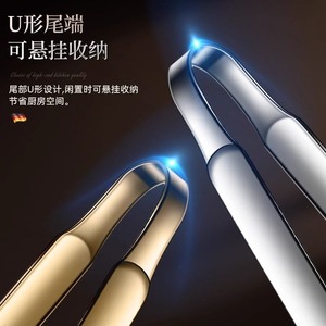 Korean Style BBQ Tongs 304 Stainless Steel Thickened Heat Resistant For Flipping Food Kitchen Use - Product Image 3