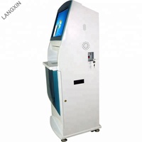 Scanner de passeport Intelligent kiosque auto-imprimé carte bancaire et lecteur de carte d'identité en libre-service machine de paiement sans espèces pour aéroport
