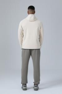 Manteau à capuche sport pour homme, pull à fermeture éclair tendance et décontracté - Product Image 3