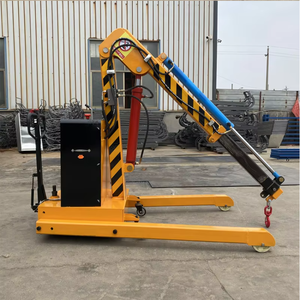 Mini-grue mobile électrique à batterie, hydraulique intégrale, simple et compacte, pour levage d'objets et d'équipements en atelier - Product Image 4