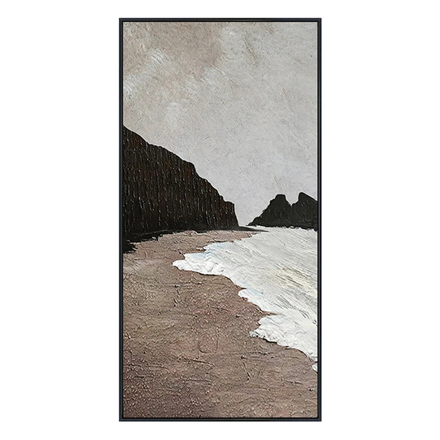Dropshipping Large Size Abstract Lines Texture Modern Canvas Hand Painted Canvas Oil Painting Wall Art Decor