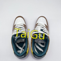 Chaussures de basket-ball originales personnalisées avec logo personnalisé chaussures baskets en cuir à coupe haute et basse personnalisées
