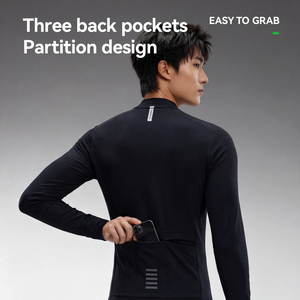 Maillot de Ciclismo ROCKBROS de Invierno, Cálido, de Forro Polar, Cortavientos, para Bicicleta de Montaña y Carretera, Manga Larga, para Hombre y Mujer - Product Image 2