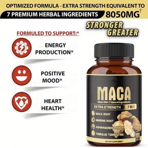 OEM High Quality Maca Root Ginseng Extract <strong>Capsules</strong> Adult Energy Enhancement Hormone Balance Health 2 <strong>Capsules</strong>/day 60/150 - Product Image 2
