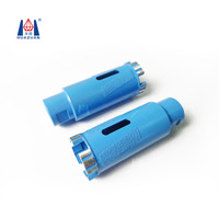 Foret diamanté turbo segmenté Huazuan 35 mm pour utilisation à sec, brasé sous vide Arix, pour le perçage de la pierre et de la maçonnerie, filetage M14, qualité supérieure