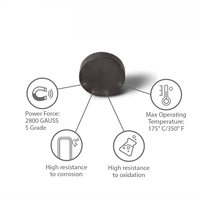 Aimants industriels en céramique ronde de haute qualité Balin C8 Aimants à disque en cube de ferrite Idéal pour l'artisanat Aimants pour réfrigérateur