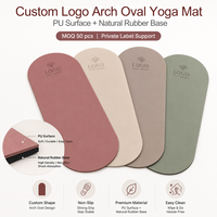 Tapis de yoga ovale en caoutchouc PU de 183*68 cm, fabriqué directement par Cutum Eco Factory, avec logo personnalisé, impressions couleur, haute qualité, épaisseur 5 mm, antidérapant.