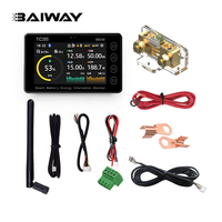 Coulómetro de Batería para RV Baiway Tc35 12V 24V 500A, Probador de Batería Profesional BT, Monitor de Capacidad de Batería con Pantalla Indicadora