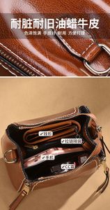 Nuevo Bolso de Mano de Diseño Cruzado de Moda, Bolso de Cuero Genuino Real, Bolsos de Mujer de Marca, Bolsos de Piel de Vaca para Chicas - Product Image 4