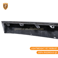 Lame de pare-chocs avant en fibre de carbone véritable style OEM, tissage sergé 2x2, pour Chevrolet Corvette Z06 2023-2025 avec canards