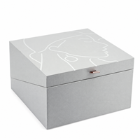 Boîte cadeau magnétique à couvercle rabattable OEM ODM, boîte d'emballage vide pliable, carton gris 1200g, boîte cadeau rigide avec estampage à chaud