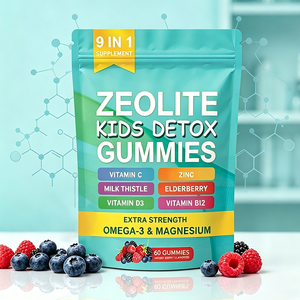 Gomitas <span class=keywords><strong>Detox</strong></span> de Zeolita para Niños de Marca Privada OEM con <span class=keywords><strong>Omega</strong></span>-<span class=keywords><strong>3</strong></span> y Magnesio, Fórmula Extra Fuerte para Niños - Product Image 2