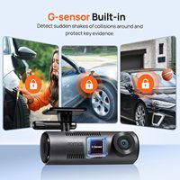 3K Clarity M310 Plus Kamera Dasbor Mobil 360 °   Lensa Dapat Diputar Super Night Vision Monitor Parkir 24 Jam Kontrol Aplikasi WiFi G-Sensor DVR