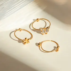 2024 bijoux à la mode brillant papillon femme incrusté diamant boucles d'oreilles papillon Clip sur boucle d'oreille