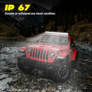 Barra de luz LED curva de 22 32 42 pulgadas, haz de inundación de punto de 3 filas súper delgado para <span class=keywords><strong>Jeep</strong></span>, vehículo, camión, SUV, ATV, Coche - Product Image 5