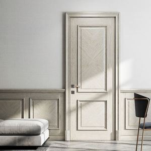 Prix d'usine, vente chaude, portes intérieures classiques en bois massif populaires pour les maisons - Product Image 6