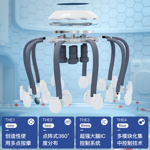 Masseur de tête électrique à 10 griffes, rechargeable par USB, pour la relaxation à la maison - Product Image 5