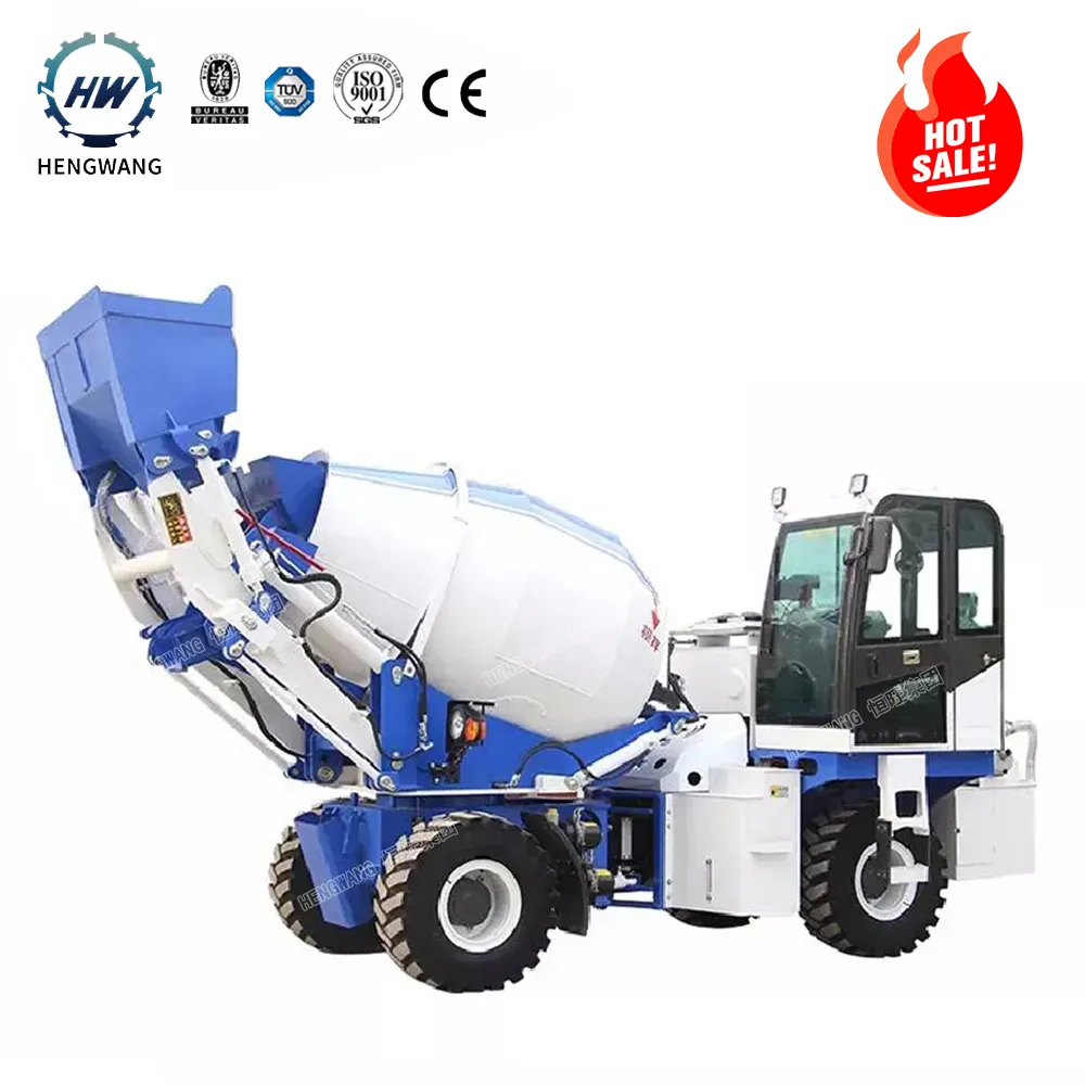 Hengwang HWJB200 fabbrica diretta camion leggero 2m3 capacità betoniera