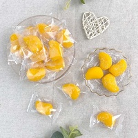 Schattige Mango-Vormige Zure Gummy Candy Snoepjes Granulaat Gummy Candy Met Fruitige Flavo