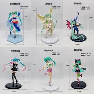 Hatsune <strong>Miku</strong> Figures Wholesale Anime Peripherals Rem Elaina Beautiful Girl Model Chassis Ornaments - Product Image 2