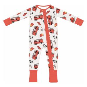 Monos <span class=keywords><strong>de</strong></span> Bebé <span class=keywords><strong>de</strong></span> Bambú Orgánico Personalizados con Cierre <span class=keywords><strong>de</strong></span> Dos Vías, Ropa <span class=keywords><strong>de</strong></span> Bebé Unisex al por Mayor, Color/Talla Personalizados, Pijama Enterizo para Bebé - Product Image 5