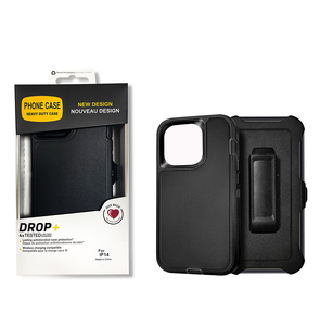 <span class=keywords><strong>Coque</strong></span> de téléphone Defender pour <span class=keywords><strong>iPhone</strong></span> <span class=keywords><strong>14</strong></span> avec étui à pince ceinture robuste robuste protection complète du corps pour housse de téléphone Samsun - Product Image 5