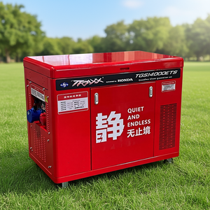 Générateur à essence super silencieux 10kW 11kW 12kW Honda GX690 Puissance équivalente Générateurs électriques portables silencieux avec roues - Product Image 1