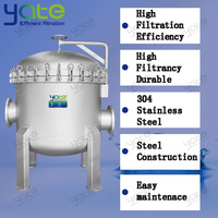 Filtre à eau en acier inoxydable 304/316 à 10 sacs, équipement de filtration industriel pour la filtration des eaux usées