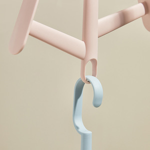 Multifunctional X Shape Shoe Drying Rack Hook Type White For Clothes And Shoes Balcony Use - Product Image 4