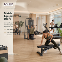 Équipement complet de musculation pour salle de sport commerciale : machines à charge libre, bancs, racks – Solution pour projets de centres de fitness