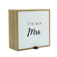 Decoración de Mesa de Comedor de Madera Fengyuan, Marco de Fotos, Decoración del Hogar, Caja de Sombra Profunda, Color, Tamaño y Logotipo Personalizables
