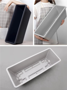 Maceta Grande Cuadrada de Plástico para Plantar Vegetales, Estilo Minimalista, Pintada, para Jardín de Cocina - Product Image 2