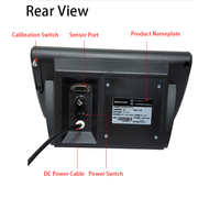 Indicateur électronique LCD OIML Mountscale Weighing Yaohua A12E avec prise en charge OEM/ODM, précision 1G pour balances au sol et de table