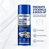 Spray Desmoldante de Silicona 400ml Aerosol Excelente Propiedad Desmoldante Evita la Acumulación para Moldes de Plástico
